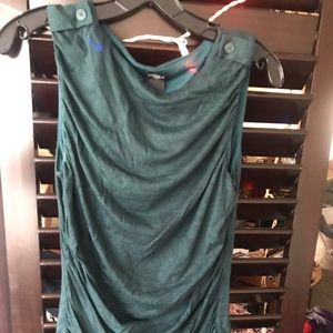 Ann Taylor sleeveless tank top w/buttons FINAL SALE PRICE